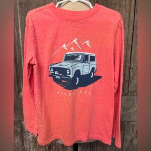 Cat & Jack Coral Adventure Long Sleeve Tee